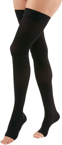 Vista 3 de duomed Advantage, 20-30 mmHg, Thigh High, Open Toe
