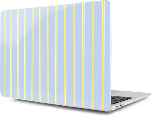 Vista 16 de MEEgoodo Funda para MacBook Air de 13 pulgadas 2021 2020 2019 2018 lanzada A2337 M1 A2179 A1932 con Touch ID, carcasa rígida de plástico y cubierta