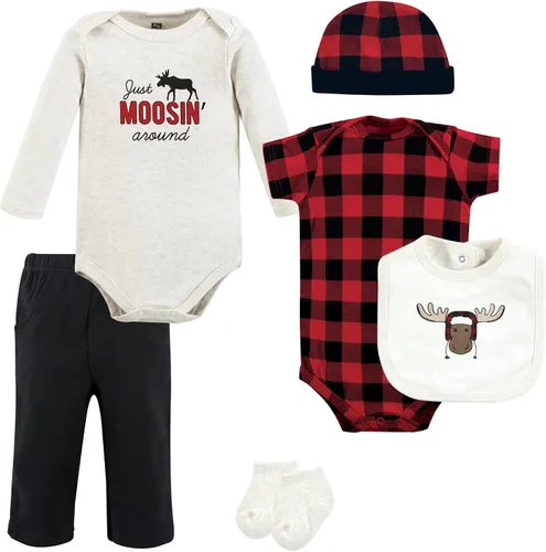 Vista 67 de Hudson Baby Juego de canastilla de algodón unisex para bebé Arcos de ballet Bunny
