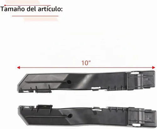 Vista 3 de RLB-HILON Soporte de Parachoques Delantero Compatible con Dodge Journey 2009 2010 2011 2012 2013 2014 2015 2016 2017 2018 Año, para 5178411AD