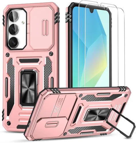 Vista 16 de Funda para teléfono Samsung Galaxy A15 5G, [protección contra caídas de grado militar de 15 pies]