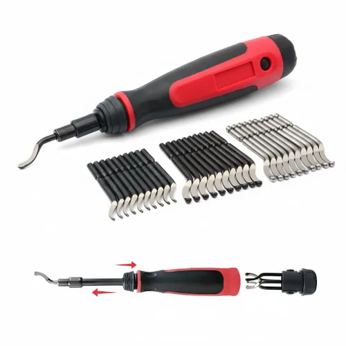 Vista 8 de AFA Tooling - Herramienta de desbarbado extensible de 4 pulgadas con 16 16 cuchillas mixtas