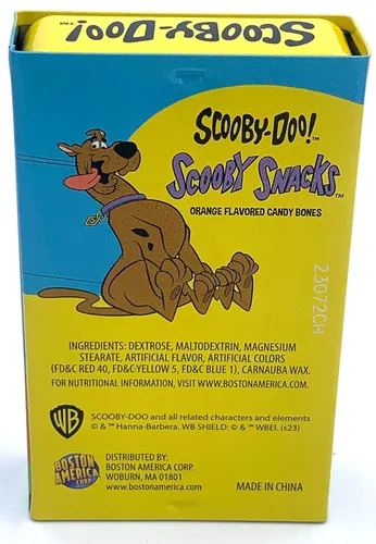 Vista 6 de Boston America Scooby-Doo Scooby Snacks Caramelos con sabor a naranja