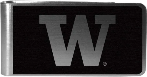 Vista 8 de Siskiyou Sports NCAA Unisex Black and Steel Money Clip