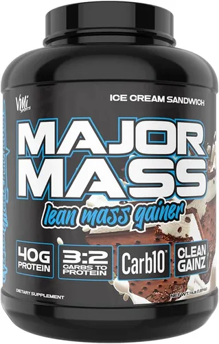 Vista 7 de VMI Sports Mayor Mass Lean Mass Gainer Proteína en polvo para ganancia muscular Polvo de proteína para ganar peso para hombres Ganador