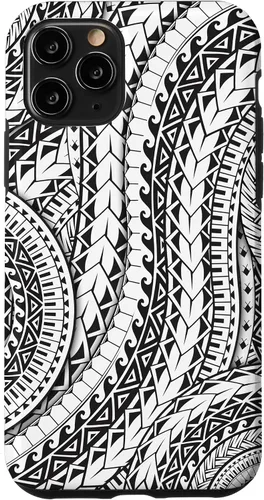 Vista 27 de Funda de arte tribal polinesio para iPhone 16