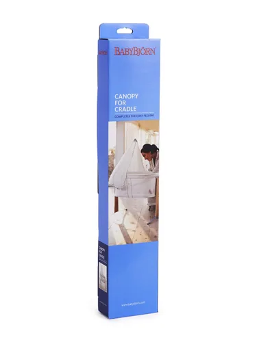 Vista 5 de BABYBJORN Toldo para cuna, color blanco