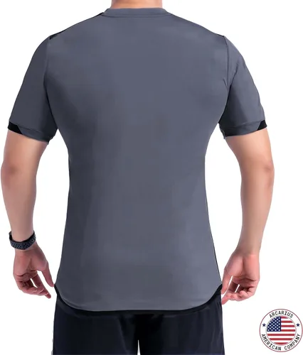 Vista 63 de Camiseta deportiva SOL Athletic para hombre, refrescante, transpirable, cómoda