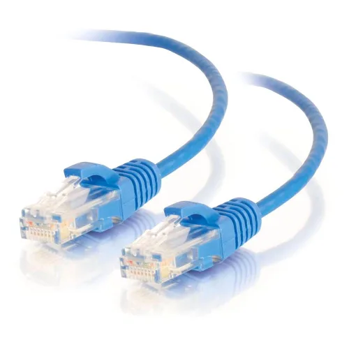 Vista 107 de C2G/Cables to Go 29002 Cables de Red Cat6 Sin Enganches Sin Blindaje (UTP), Paquete de 25, Azul (3 Pies, 0.91 Metros)