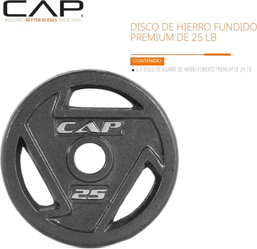 Vista 2 de CAP Barbell Placa de peso olímpica de 2 pulgadas Múltiples opciones