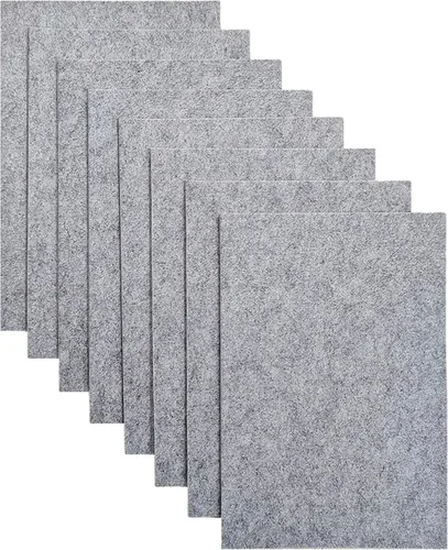 Vista 19 de Jtnohx - Fieltro rígido, hojas de fieltro de 2 mm de grosor para manualidades, cuadrados de tela de fieltro dura de 20,3 x 30,5 cm, 8 piezas