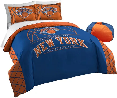 Vista 21 de Northwest NBA Unisex-Adult Comforter and Sham Set Golpe inverso