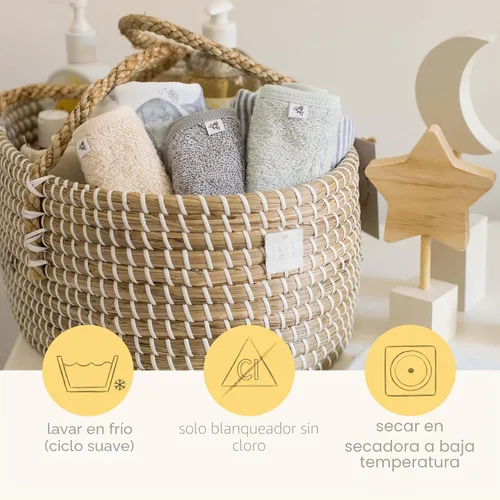Vista 9 de Burt's Bees Baby Paños para bebés, 100% algodón orgánico de 9 x 9 pulgadas Tejido de rizo en la nube