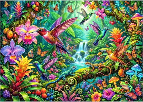 Vista 11 de Rompecabezas de 1000 piezas para adultos, rompecabezas de botas de flores coloridas, rompecabezas de jardín de botas florales de plantas