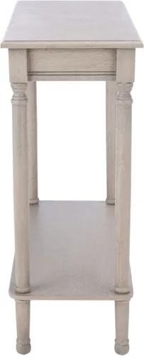 Vista 9 de SAFAVIEH Home Collection Tinsley - Mesa consola con estante inferior rectangular color negro