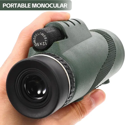 Vista 7 de Monocular Telescope for Birdwatching and Phone Photography with Stand 12x50