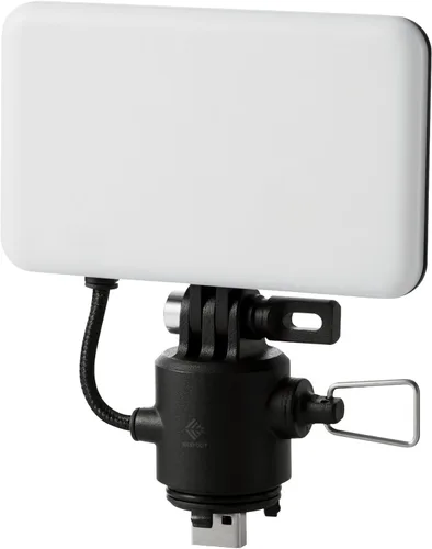 Vista 13 de ELECOM NESTOUT - Linterna de panel LED para acampar al aire libre con mini trípode, luz LED regulable alimentada por USB, resistente al agua y polvo
