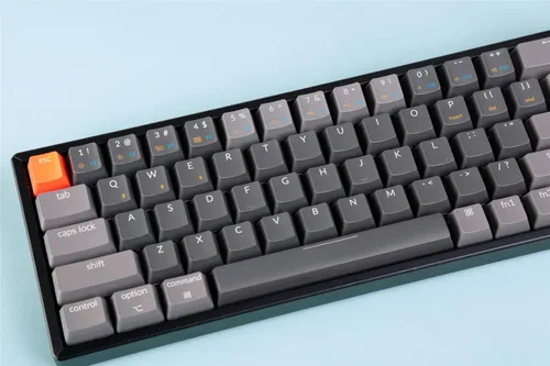 Vista 2 de Keychron K6 - Teclado mecánico inalámbrico con cable BluetoothUSB de 68 teclas compacto 65 diseño RGB LED retroiluminado N-Key Rollover marco