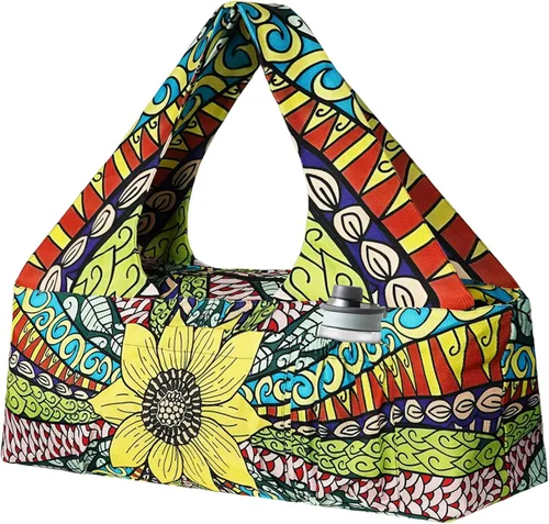 Vista 6 de Bolsa para esterilla de yoga – Bolsa de yoga grande con correa para esterilla de yoga, cremallera y bolsillos, bolsas de yoga y transportadores que