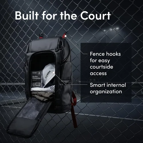 Vista 5 de CRBN Pickleball - Mochila - Pro Team Pickleball Bag - Compartimento acolchado con espacio para 3 paletas, zapatos y más
