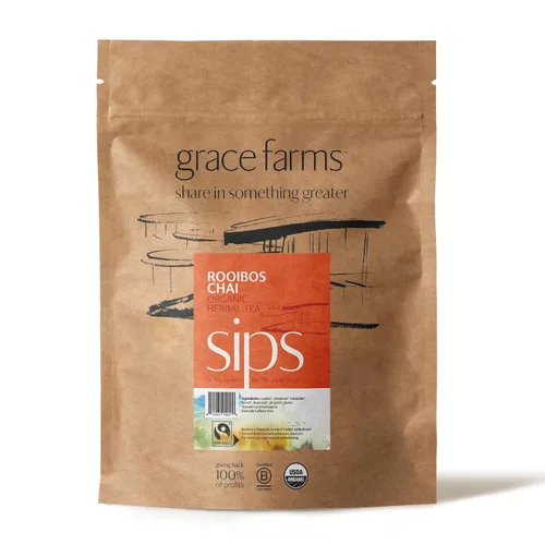 Vista 17 de Grace Farms BREATHE Wellness Mezcla de Té Orgánico (16 Sobres Piramidales) Cúrcuma y Jengibre con Hierbas Adaptogénicas Apoyo Inmunológico Sin