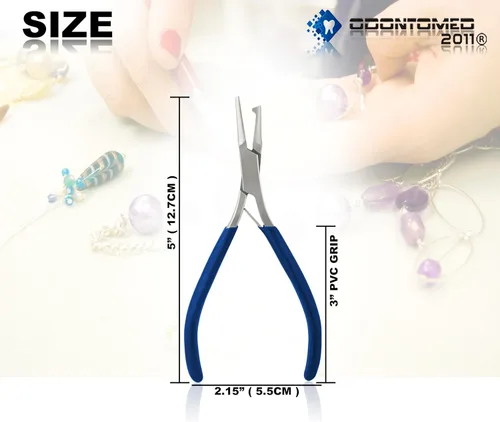 Vista 2 de Alicates de anillo dividido 5" W/Spring Blue Color Pvc Grip ODM