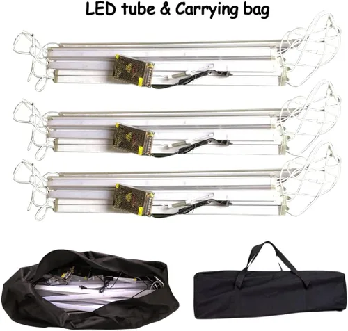 Vista 6 de Cabina de fotos LED inflable redonda de 10 pies de diámetro con 24 tubos de luz LED y soplador de aire inflable para cabina de fotos para bodas