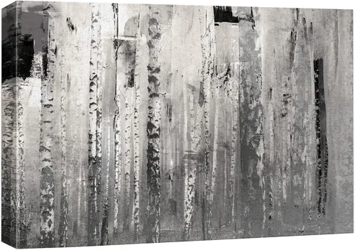 Vista 28 de wall26 - Paisaje rústico de montaña sobre un fondo de madera - Arte en lienzo para el hogar - 12 x 18 pulgadas
