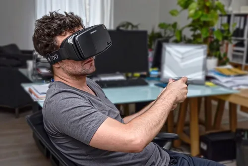 Vista 5 de Auriculares VR homido V2 para iPhone y Android