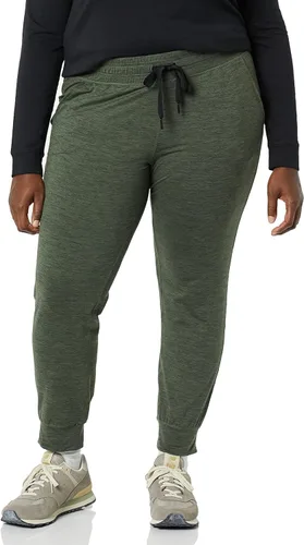 Vista 3 de Tienda Essentials Pantalón deportivo elástico Brushed Tech para mujer (disponible en tallas extragrandes)