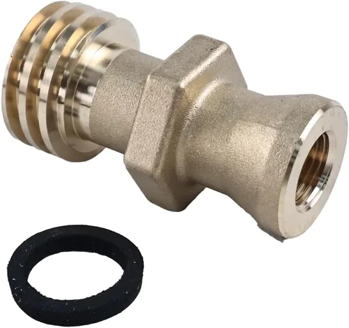 Vista 2 de RE7141M Conector de tanque de propano para carretilla elevadora Válvula de adaptador de conexión masculina