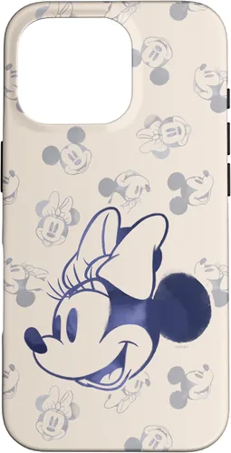 Vista 20 de Funda clásica retro vintage para iPhone 16 Disney Minnie y Mickey Mouse Heads