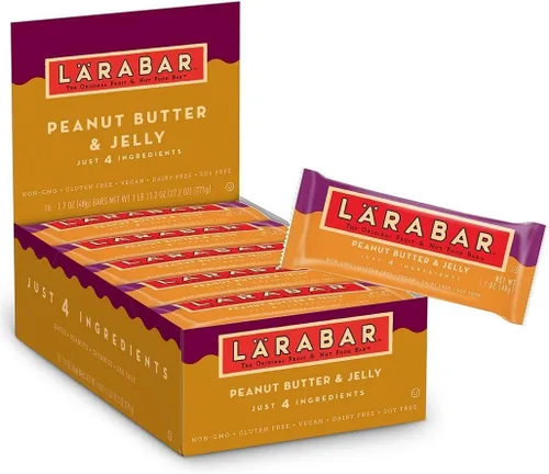 Vista 15 de Larabar - Barrita vegana de frutas y frutos secos sin gluten de tarta de crema de coco, 16 unidades 4 ingredientes reales: dátiles, coco