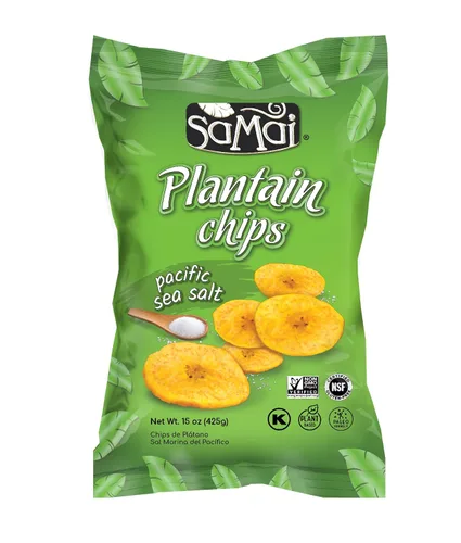 Vista 9 de SAMAI Chips de plátano de chile de 2.65 onzas, paquete de 15 unidades, totalmente naturales, sin OMG, sin gluten y Kosher