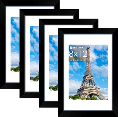 Vista 27 de NEXCOVER Portarretratos de 8.5 x 11 pulgadas, color negro, 10 unidades, marcos de fotos de 8.5 x 11 pulgadas con plexiglás HD inastillable, marcos