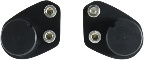 Vista 2 de GP Kompozit Elevador de manillar negro compatible para Bajaj Pulsar NS200 2011-2023