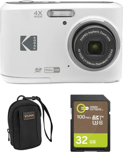 Vista 12 de KODAK PIXPRO FZ45-BK - Cámara digital de 16 MP con zoom óptico 4X, gran angular de 27 mm, video Full HD 1080P, pantalla LCD de 2.7" para vlogging