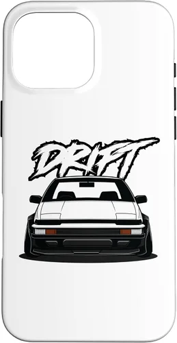 Vista 19 de iPhone 12 Pro Max JDM Drift Anime Manga Car Hachiroku, una funda de carreras para autos de postura 86