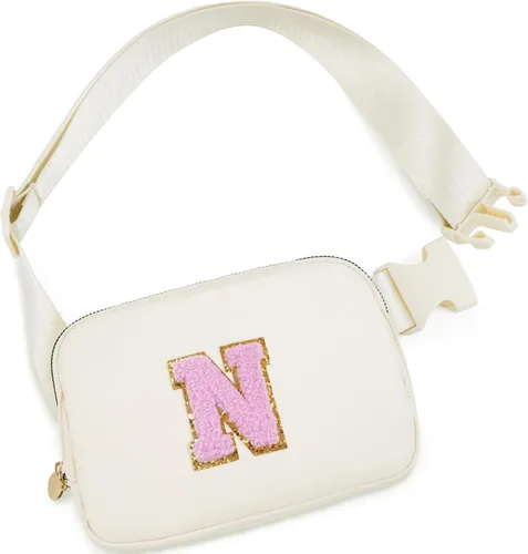 Vista 69 de Bolsa de cinturón para niñas y mujeres, bolsas cruzadas, riñonera, riñonera personalizada, Negro, Small