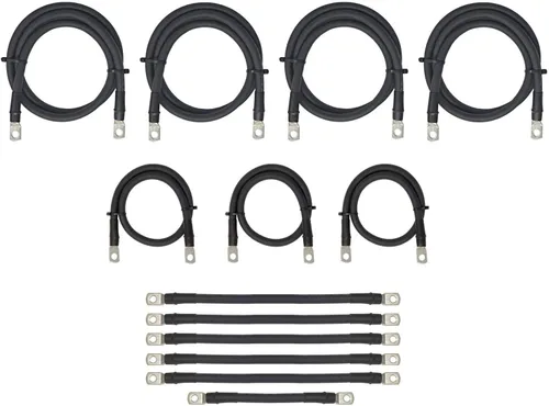 Vista 6 de Cables de batería para carrito de golf de calibre 1/0, compatible con EZGO TXT PDS Medalist de 36 V 36 voltios