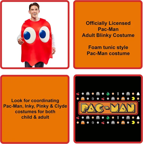 Vista 2 de Rubie's Adult Pac-man Foam Costume Tunic