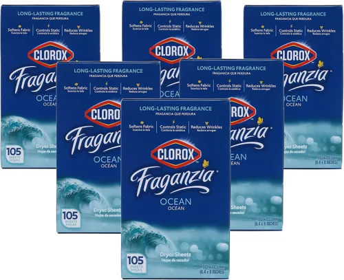Vista 18 de Clorox Fraganzia - Hojas para secadora, aroma Hawaiian Escape, 105