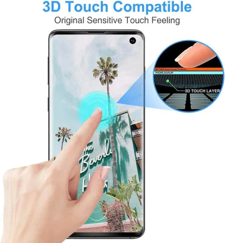 Vista 5 de [Paquete de 4] Protector de pantalla para Xiaomi Mi 11, protector de pantalla de vidrio templado antiarañazos de 9 dureza, película protectora