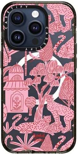 Vista 120 de CASETiFY Impact Funda para iPhone 15 [Probada contra Caídas de Grado Militar 4X / Protección contra Caídas de 8.2 pies / Compatible con Magsafe]