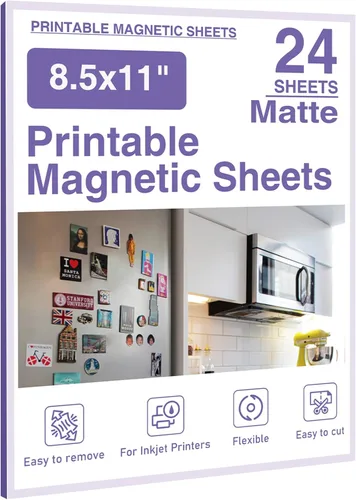Vista 7 de BEST CHOICE MAGNETS 12 hojas magnéticas imprimibles de 8.5 x 11 pulgadas