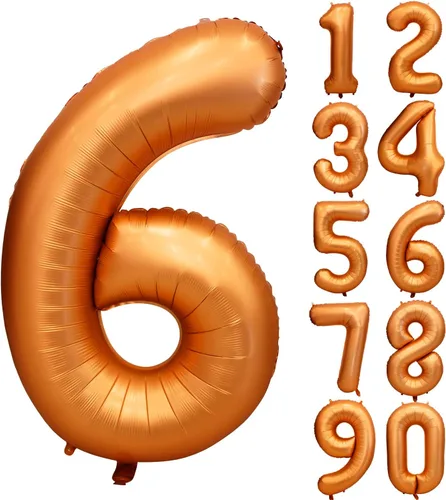 Vista 236 de Globos gigantes de helio de aluminio de 40 pulgadas, color negro, globos digitales grandes del número 0 para decoración de fiesta de cumpleaños