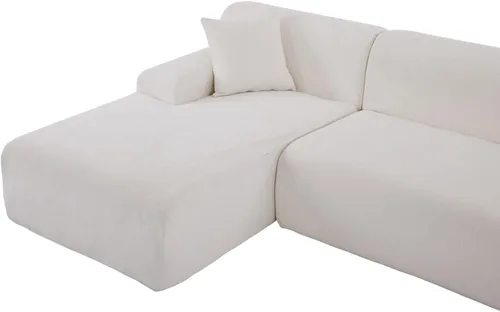 Vista 7 de KEVINSPACE Sofá modular de 109 pulgadas, sofá modular de sala de estar, sofá moderno y minimalista en forma de L, sofá profundo de 3 asientos, sofá