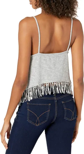 Vista 2 de KENDALL + KYLIE Top de pañuelo para mujer con flecos de lentejuelas - Exclusivo de Tienda