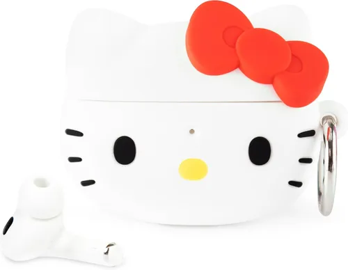 Vista 12 de iFace Funda de Hello Kitty y sus amigos [compatible con AirPods Pro1/Pro2, no para Pro3] [Serie de bollos al vapor] Funda protectora de silicona