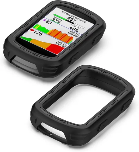 Vista 3 de Carcasa compatible con Garmin Edge 840/540, Disscool Soft Anti Drop TPU Funda protectora de repuesto para Smartwatch Accesorios (negro)